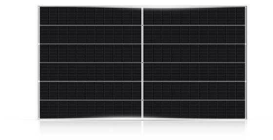 2x66 Célula 645-665w PERC Modulo bifacial Mono Perc Paneles de corte a medias
