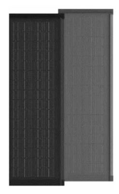 HJT CELLS 80W 90W Resistente a la intemperie Vidrio templado negro BIPV Tejas solares Fácil de instalar Forma rectangular listada