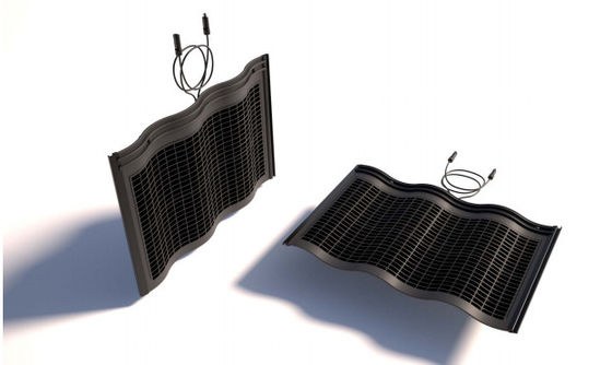 Dimensiones externas 723*500*41mm 40W Panel solar BIPV con vidrio delantero 5mm de vidrio de fondo