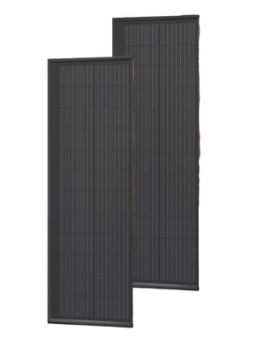 Tejas solares de techo de 100W, TOPCon tipo N, negro, 18,5% de eficiencia, 5400Pa resistente al viento, certificado IEC61215