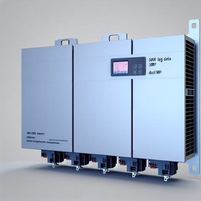 Invertidor híbrido delta de 30 kW 480 V con doble MPPT y salida de fase dividida para aplicaciones industriales