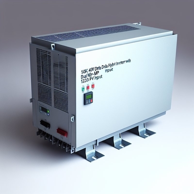 Invertidor híbrido delta de 50 kW 480 V con doble MPPT y entrada fotovoltaica de 120 kW para sistemas de energía industrial