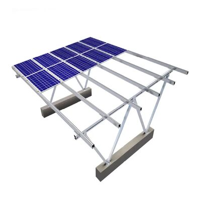 Sistema de montaje modular BIPV - 115 mm soporte de acero con marco prefabricado para cobertizo solar en el techo